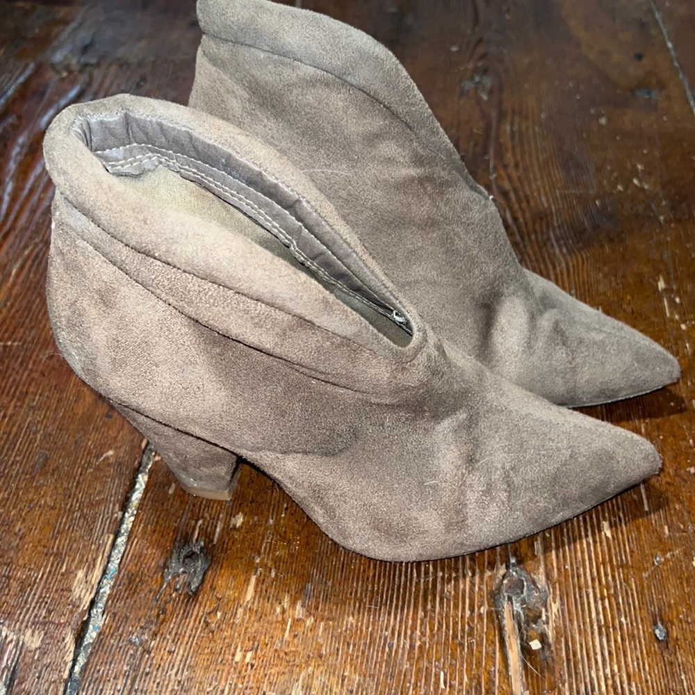 Size 5.5 Suede Heeled Booties